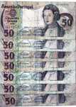 Notas de 50$00 ch 9 - 1968 - Assinaturas