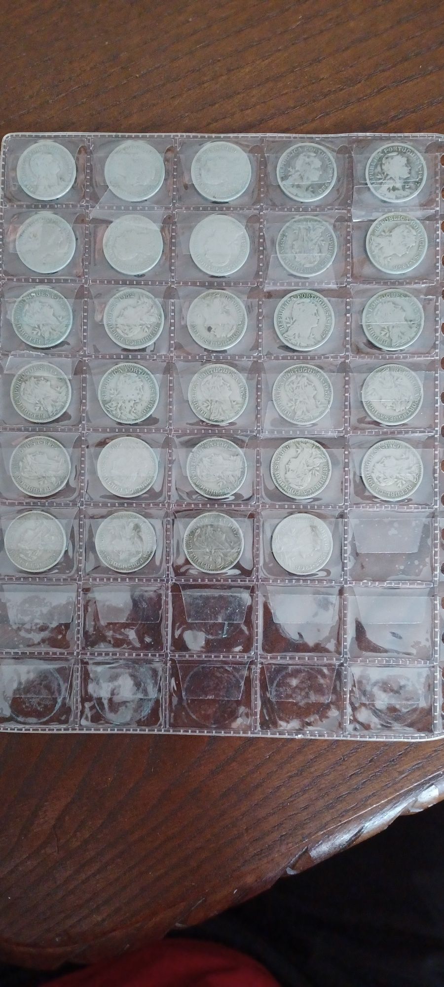 Coleção de moedas de 50 centavos