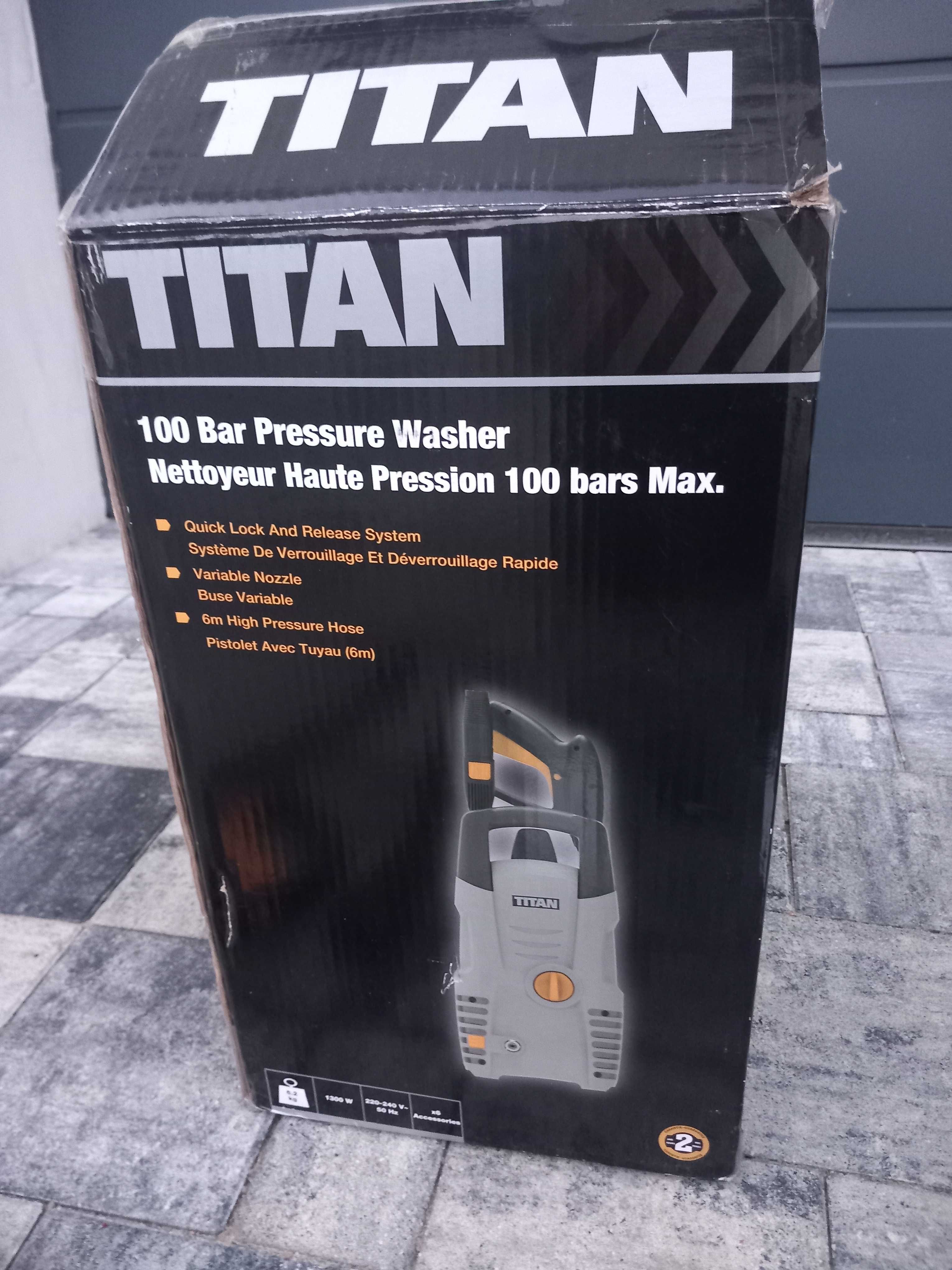 Myjka wysokociśnieniowa Titan 1300 Wat 100 bar !!