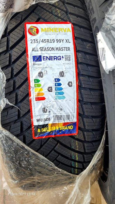 Opony całoroczne 235/45 r19 dwie sztuki