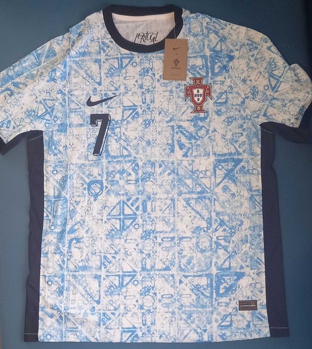 Koszulka Cristiano Ronaldo Portugalia, meczowa, nowa, Nike Azulejos