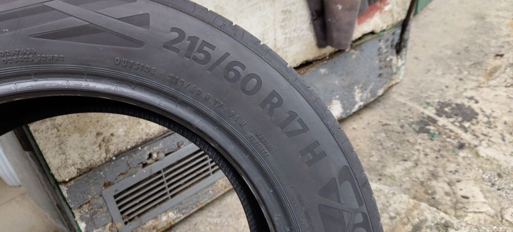 Nowe opony Continental Ecocontact 6   215/60 R 17.