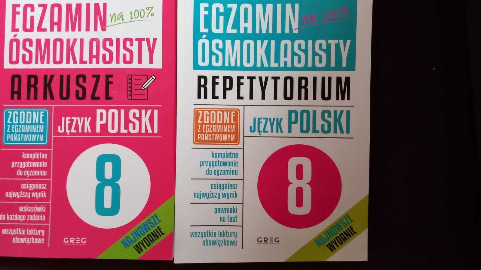 Egzamin ósmoklasisty - język polski Repetytorium Praca zbiorowa