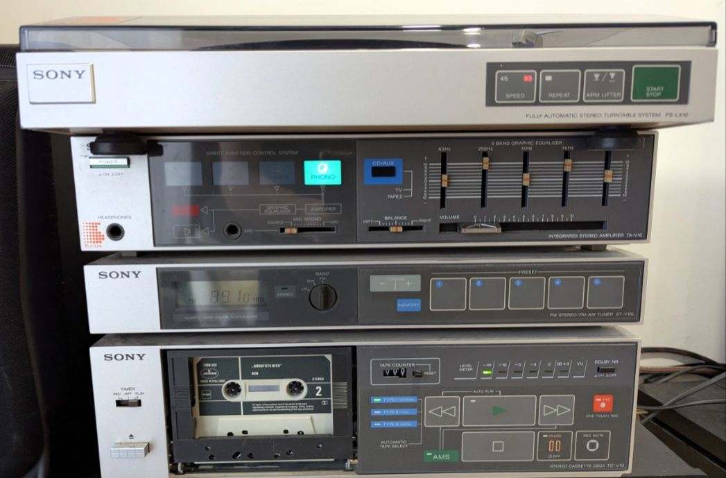 Sony LBT v10 акустична система вініл підсилювач тюнер ретро