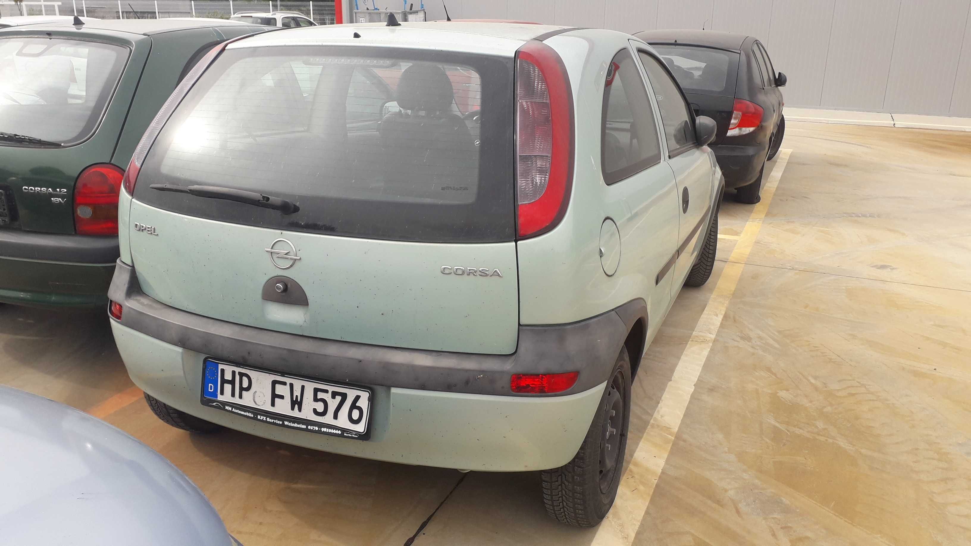 Temos para peças Opel Corsa C Gasolina