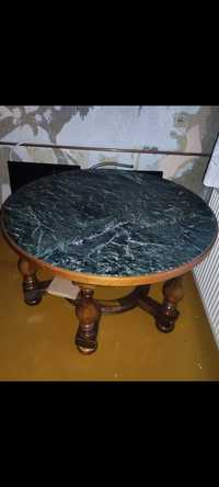Stół ława marmur plus 3 fotele