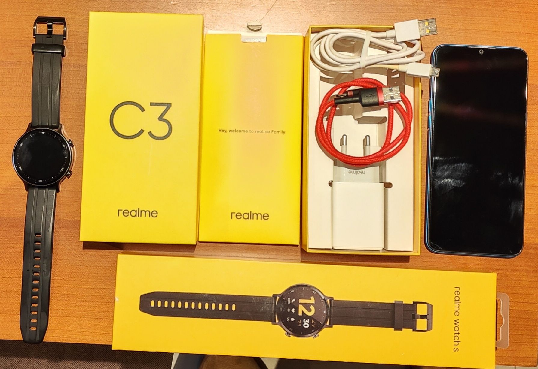 Kit Realme C3 + Watch S