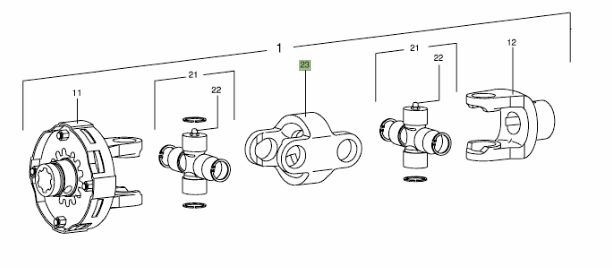 Widełki podwójne Walterscheid Krone AM203 243CV 283C Kosiarka 949416|0