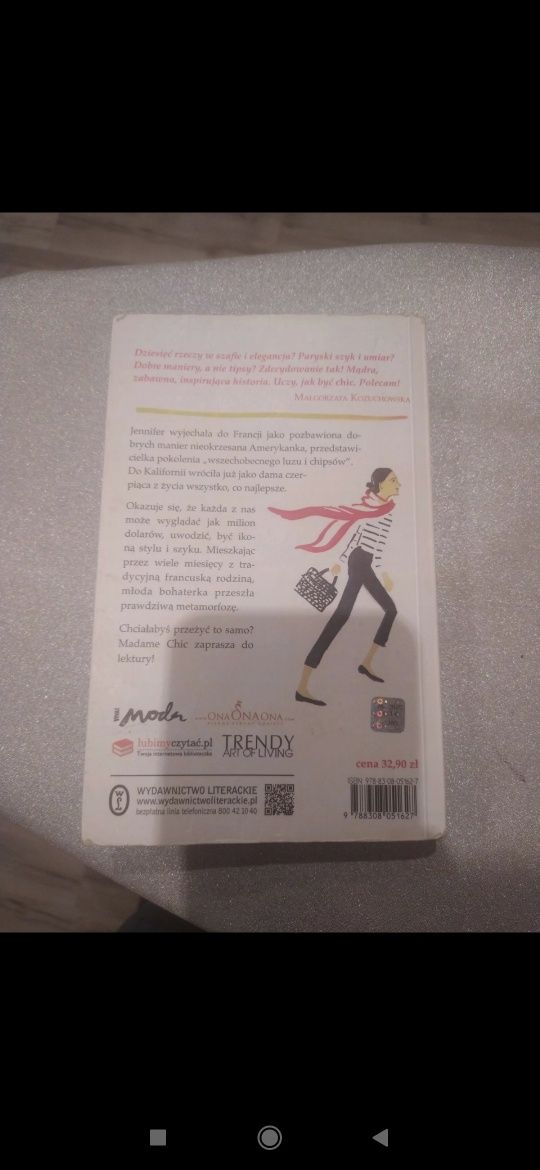 Książka Lekcje stylu Madame Chic
Poradnik