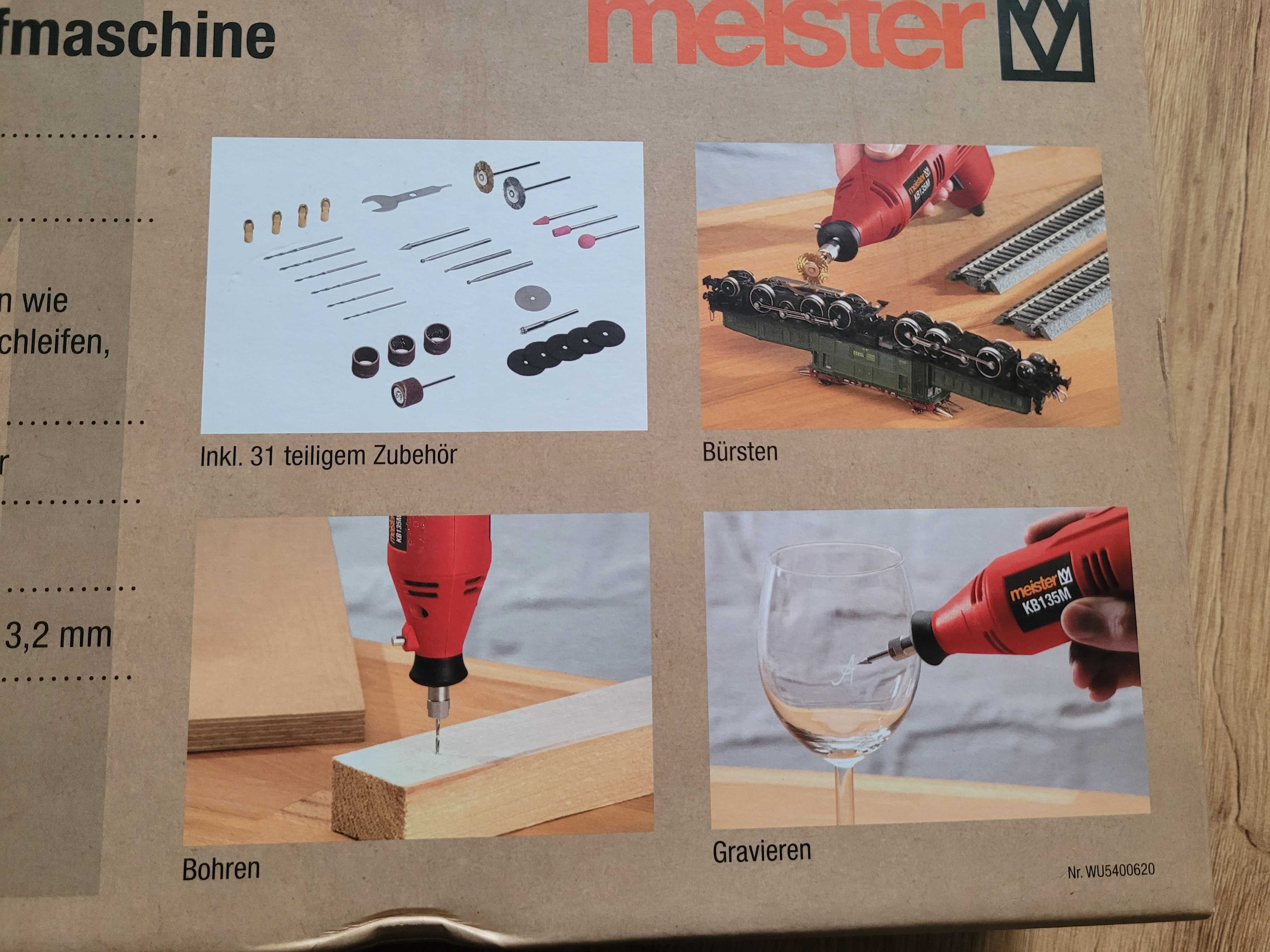 Mini szlifierka wiertarka wielofunkcyjna meister