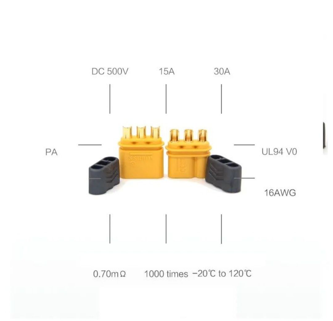 Amass MR30 роз'єм з'єднання (Male + Female) пара Роз'єм Amass MR30