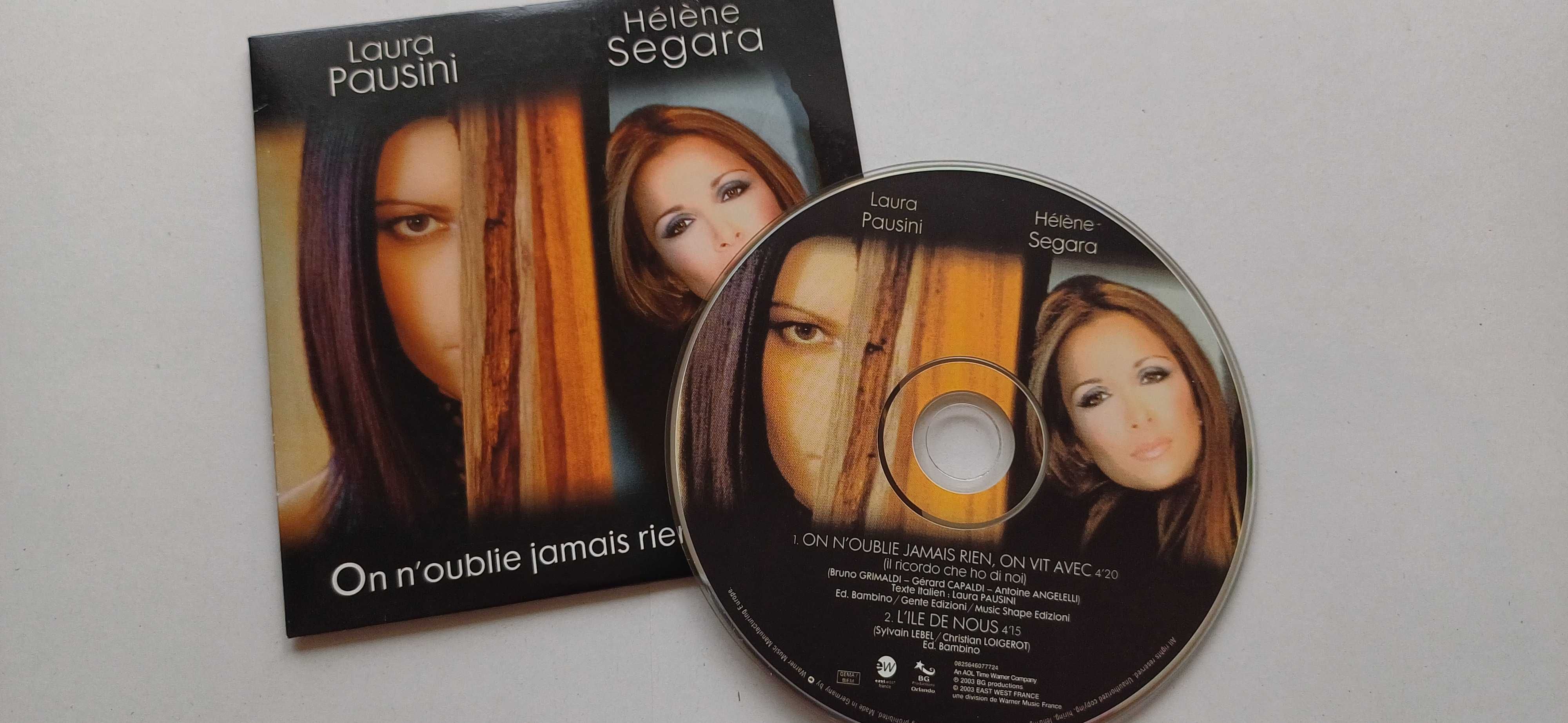 Laura Pausini: CD single on n'oublie jamais rien on vit avec