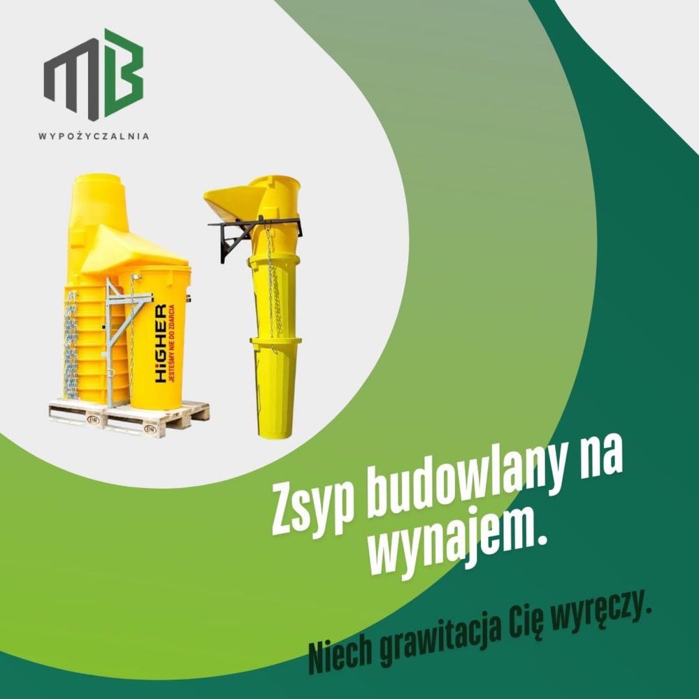 Zsyp na gruz WYNAJEM/ SPRZEDAŻ Kosze zsypowe TANIO