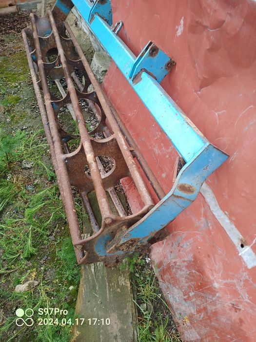 Wał rurowy z ramka 2 m od Lemken smaragd 9 agregat talerzowka gruber