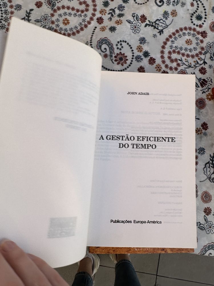 A Gestão Eficiente do Tempo- Livro  de John Adair