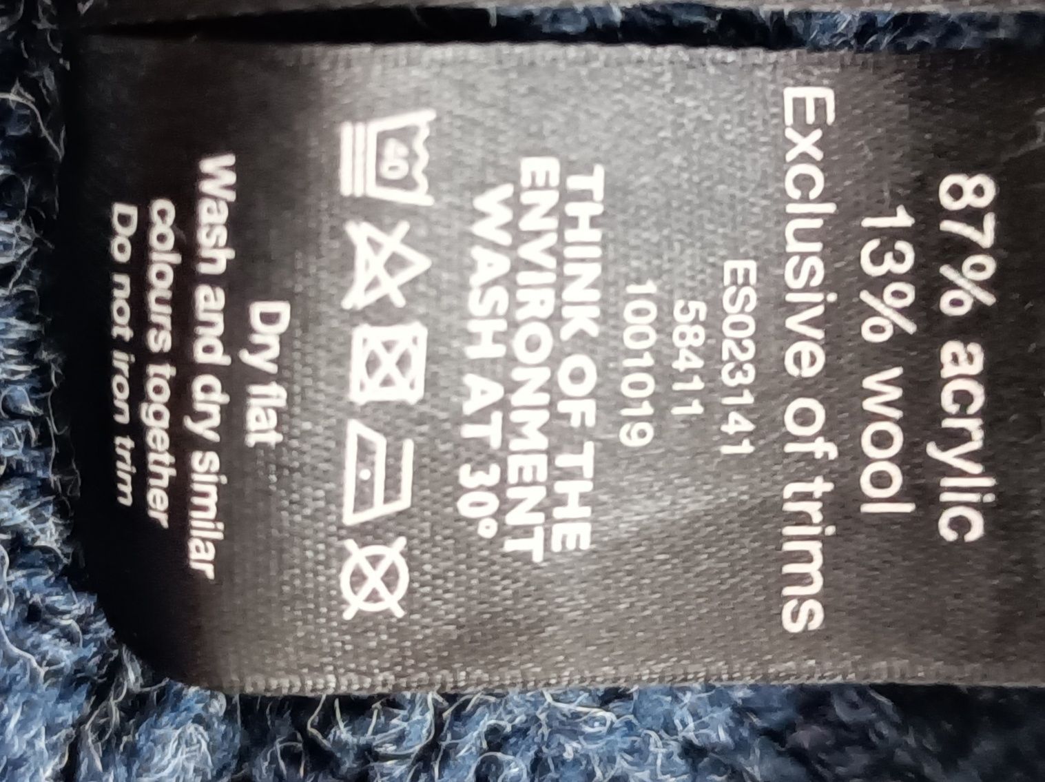 Sweter męski z podwójnym golfem F&F