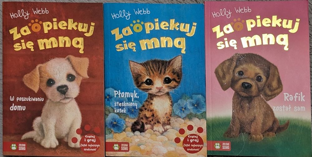 3 Książki z serii Zaopiekuj się mną