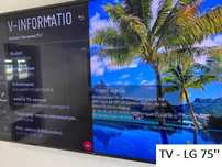 Telewizor LED LG 75UM7110 75 cali 4K UHD używany stan idealny pilot