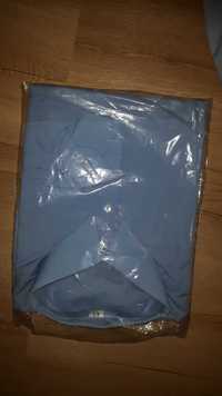 Nie używana koszula niebieska z długim rękawem rozmiar 43 +gratis 2szt