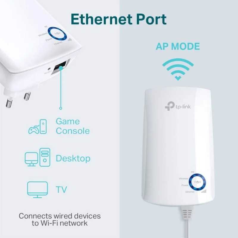 Repetidor WiFi/ Amplificador 300Mbps - TP-LINK TL-WA850RE