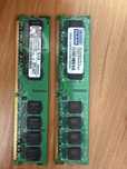 Pamięć RAM 2x 2GB DDR2 667 MHz (PC2-5300) GoodRam / Kingston