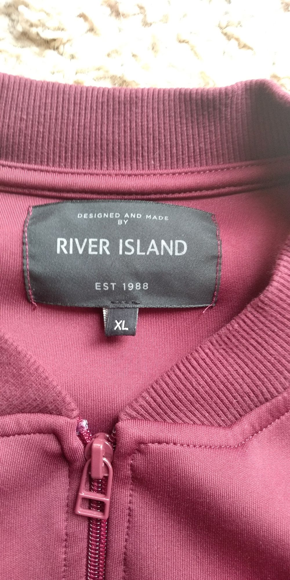 Мужская кофта бомбер RIVER ISLAND размер XL