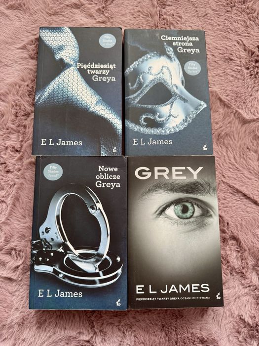 Poęćdziesiąt 50 twarzy Greya - komplet
