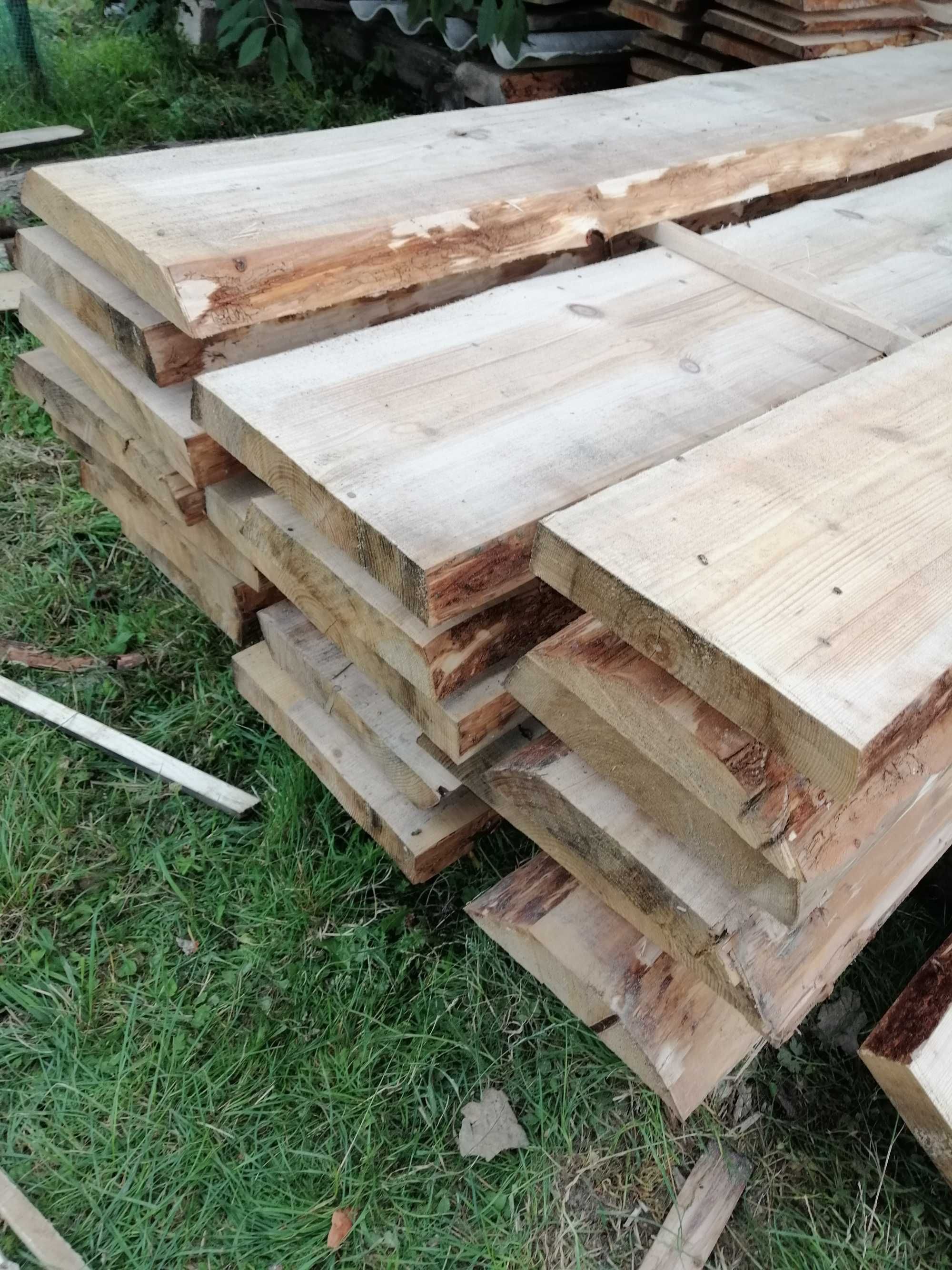 Deski, bale, jodłowe, sosnowe tarasowe łaty 5 cm - piątka