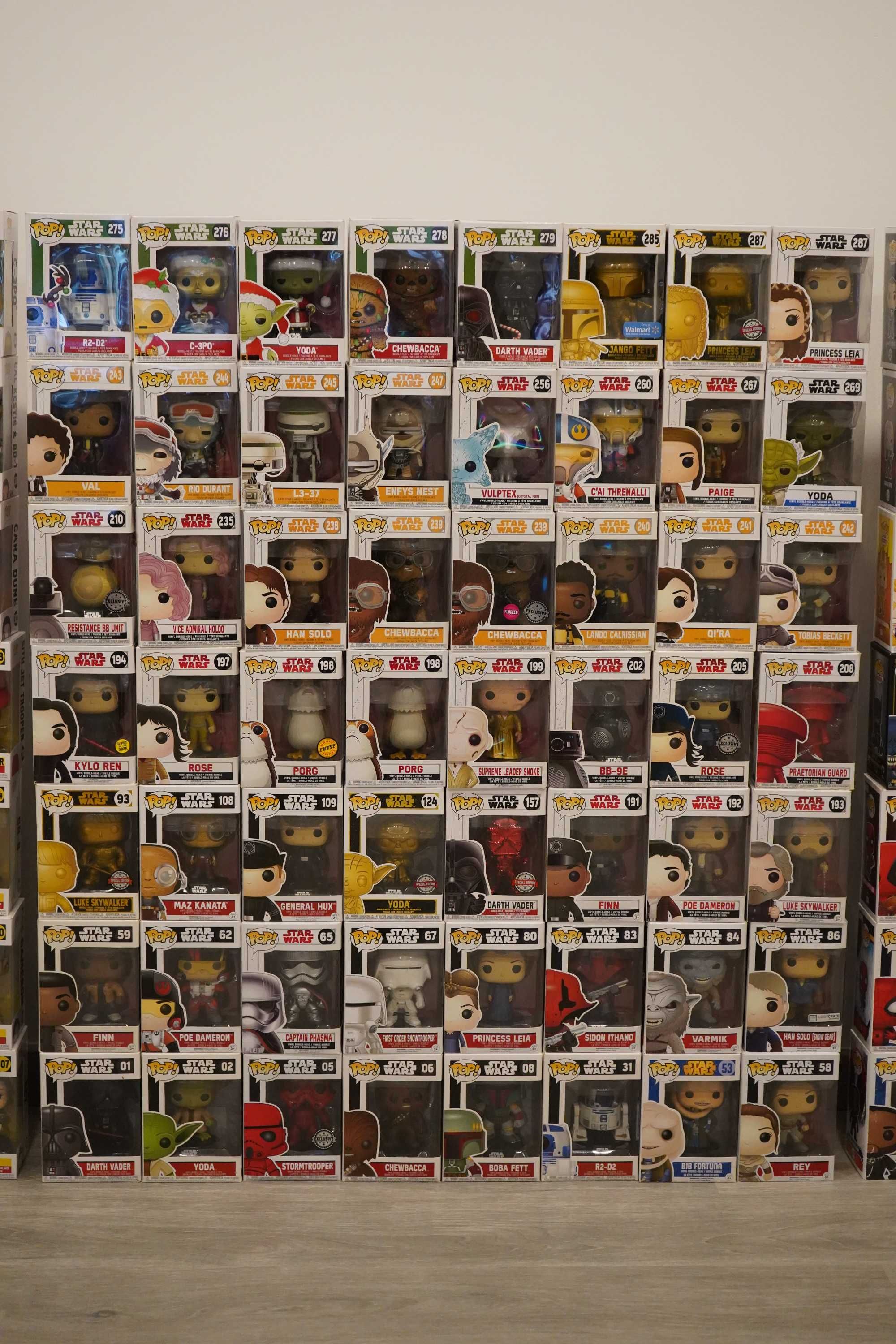 Funko Pop! +200 (Star Wars, Harry Potter, Disney, Marvel, DC, etc.)