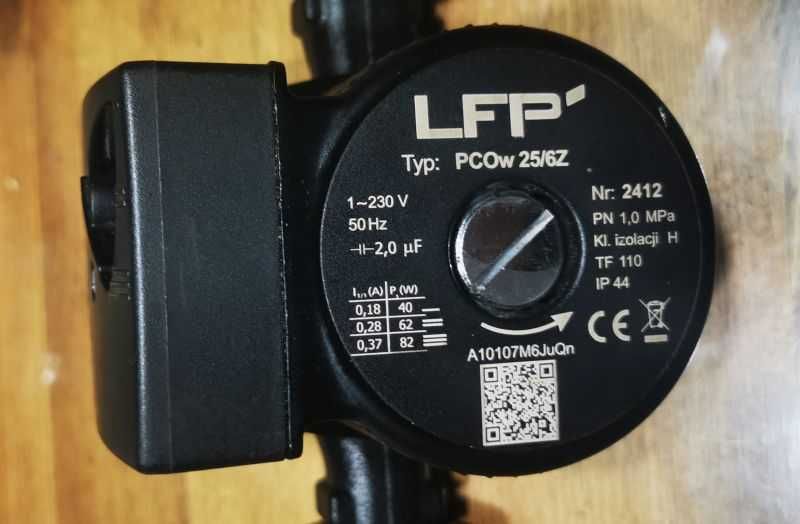 Pompa cyrkulacyjna do c.o PCOw 25/6Z Leszno LFP