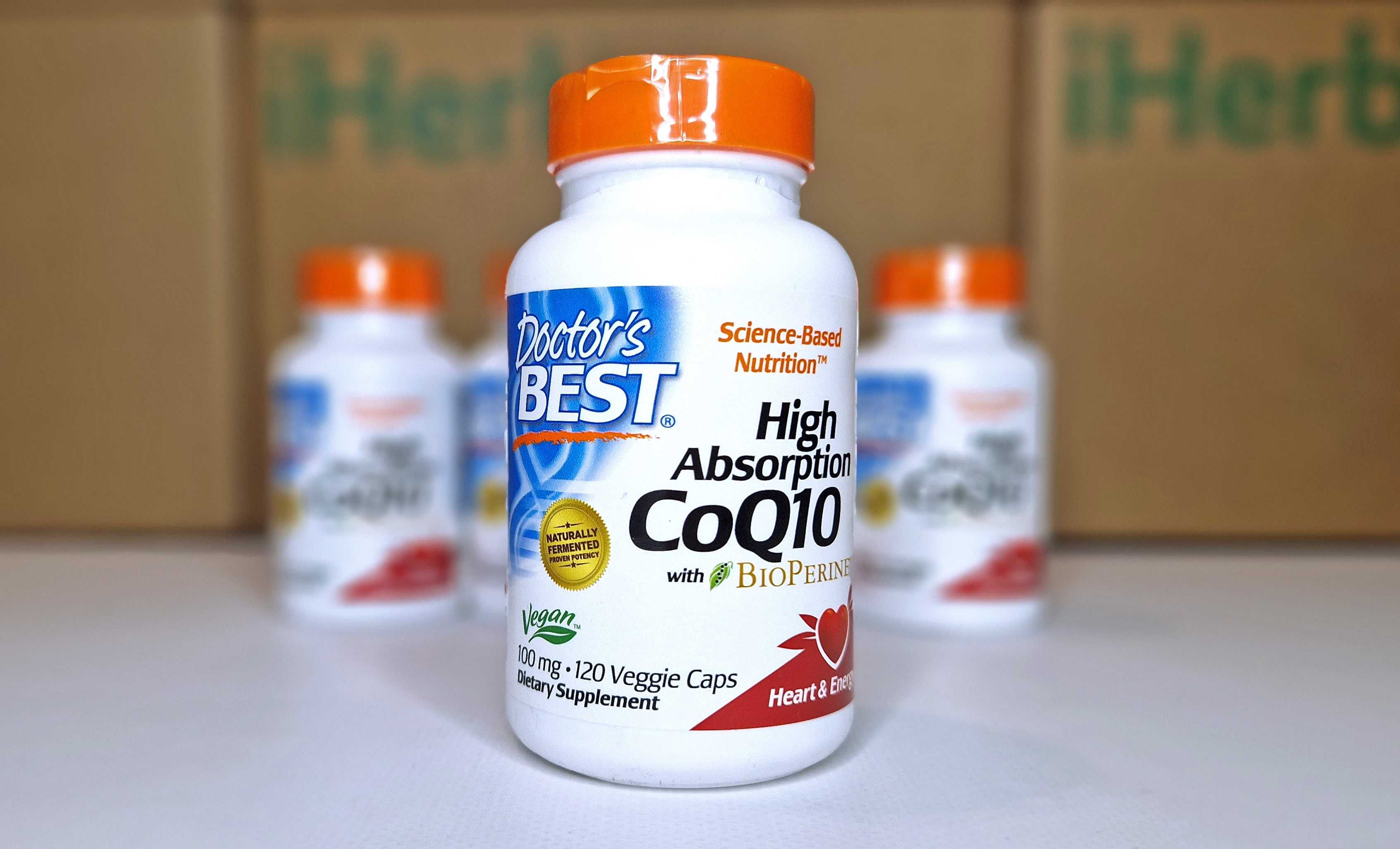 Doctor's Best Коензим Q10, 100мг, 60 та 120шт. Coenzyme Q10, CoQ10.