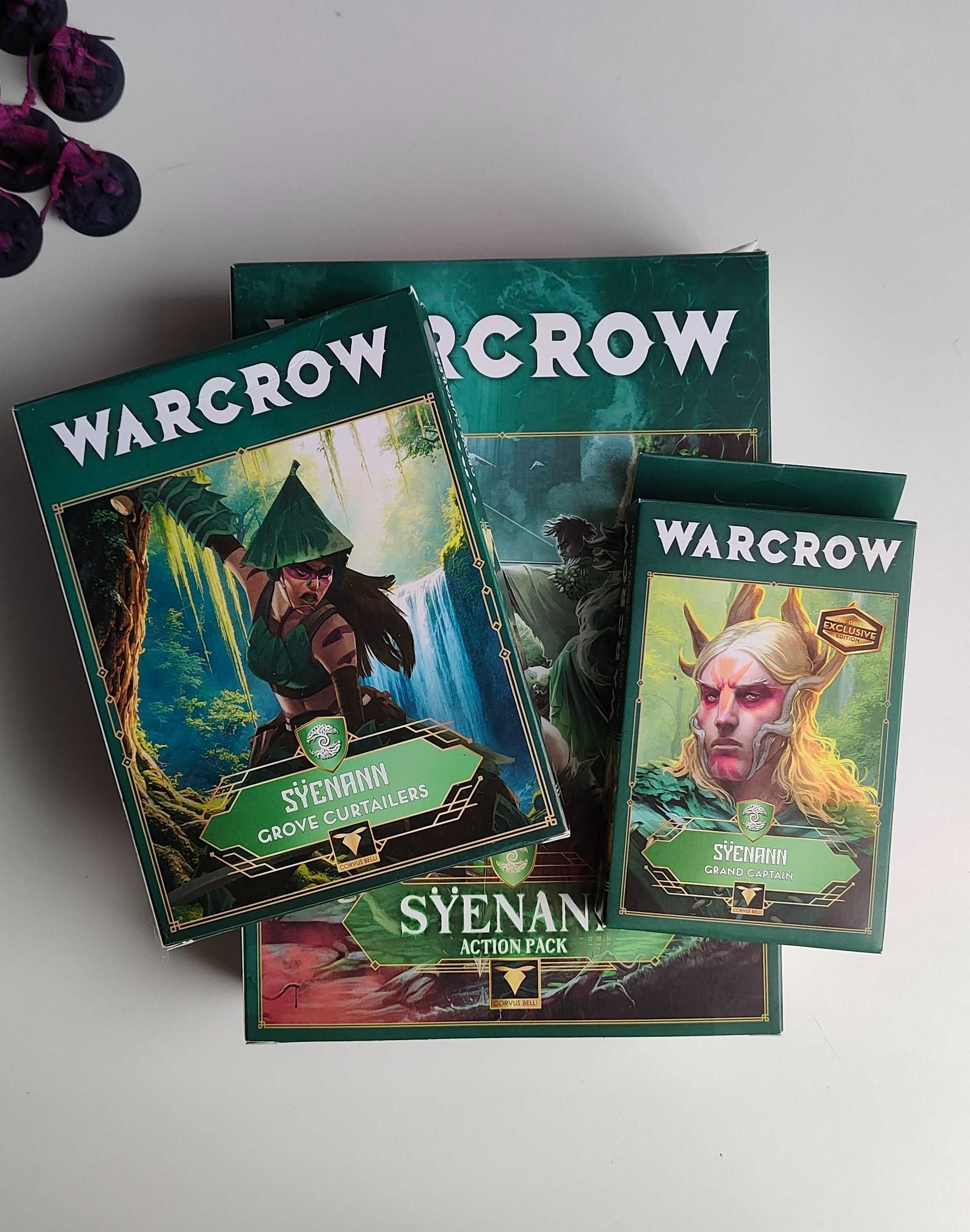 Warcrow – Sÿenann Action Pack + Grand Captain + Grove Curtailers
