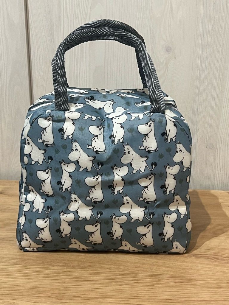 Torba termiczna Moomin 23×20×13 cm nowa, uroczy wzór!