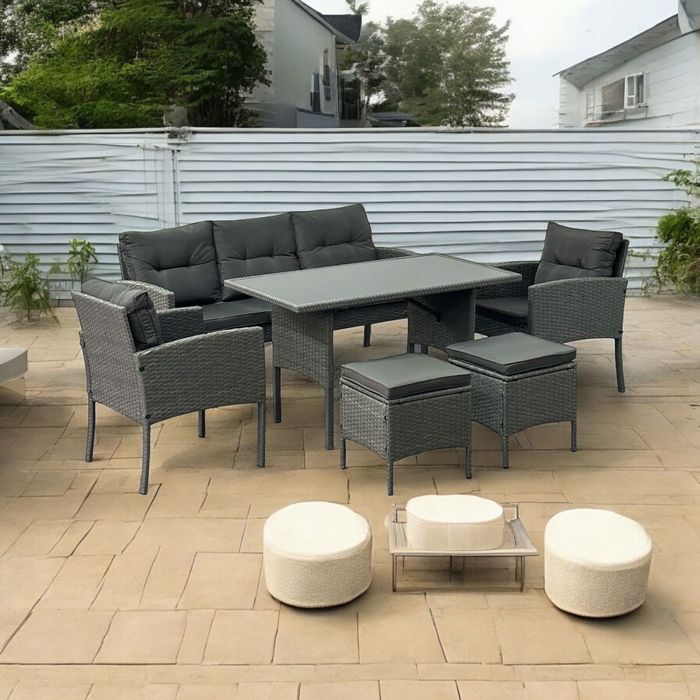 ZESTAW nowe MEBLE ogrodowe komplet wypoczynkowy technorattan PROMOCJA