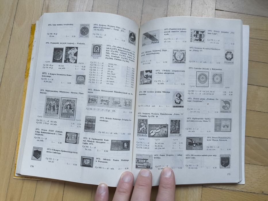 Katalog popularny znaków pocztowych ziem polskich 1976 Myślicki KAW