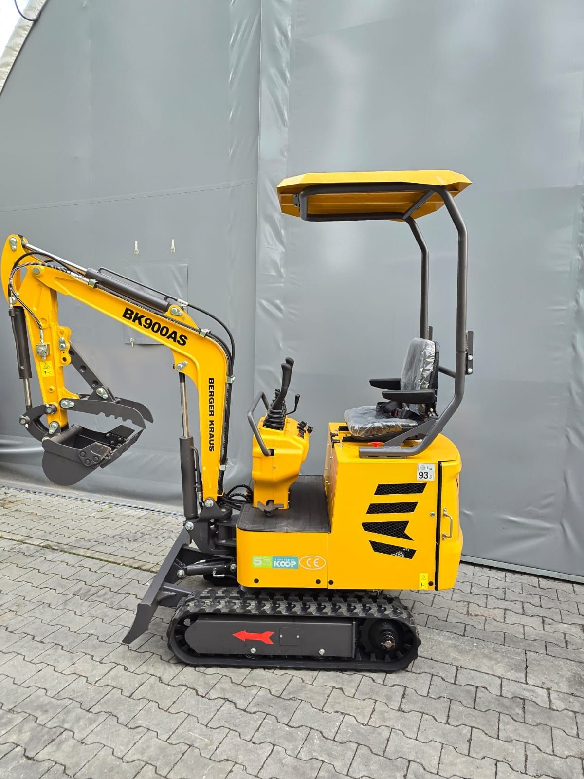 Minikoparka Nowa Berger Kraus BK900AS skrętne ramie Euro5