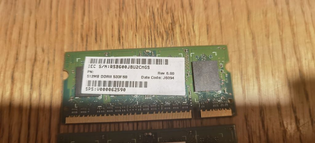 Pamięć DDR2 1.5gb do laptopa sodimm