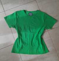 Koszulka T-shirt M Wólczanka damska zielona