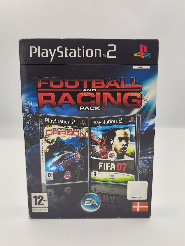 Footbal And Racing Pack Ps2 Nfs Carbon w Folii