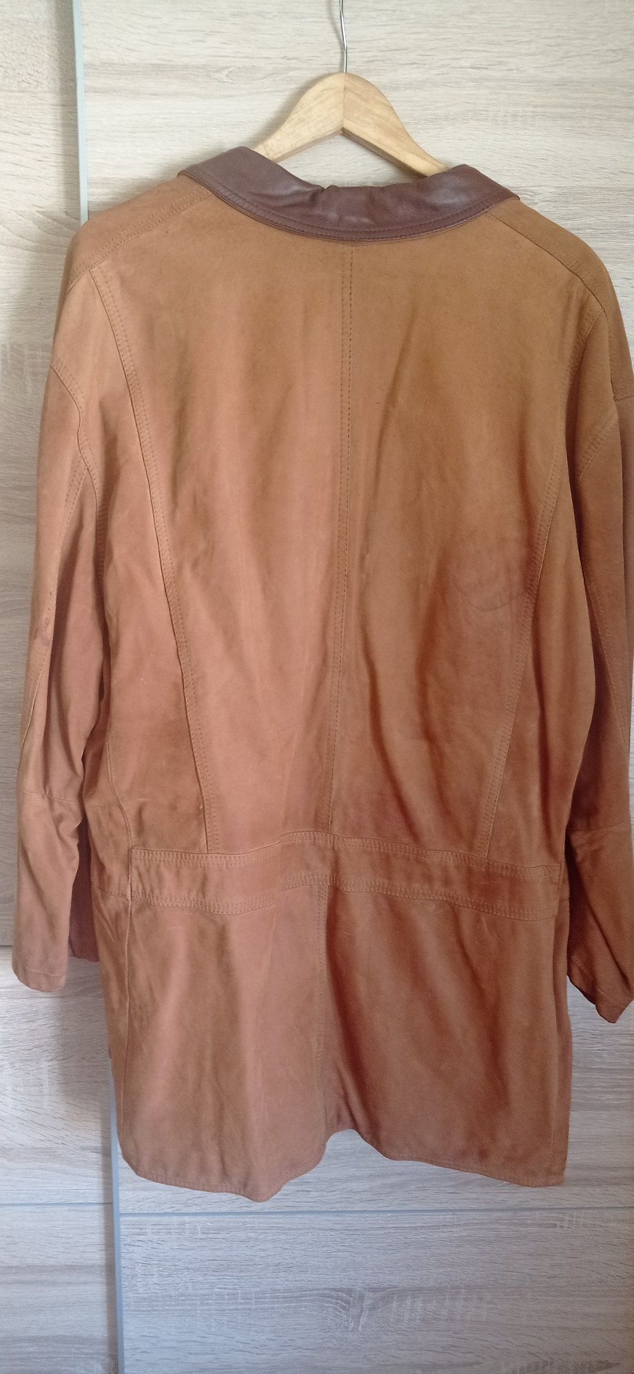 Parka nobuck Emidio Tucci XXL como NOVA!