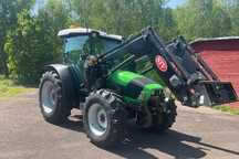 Deutz-Fahr Agrofarm 430 TTV z przednim podnośnikiem i ładowarką , Ciągnik  ROK 2011  nowy opony
