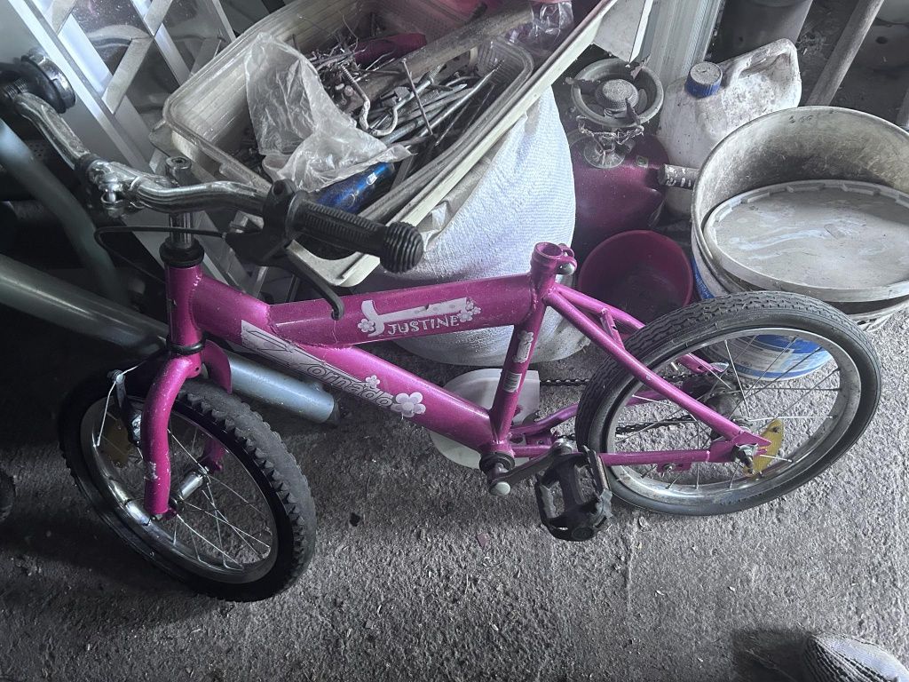 Rowerek dla dziewczynki lub chłopca zielony lub różowy