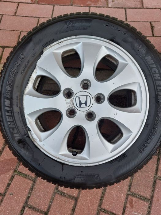 Felgi 16, Honda. Z oponami 205/55/R16 Michelin crossclimate 2016