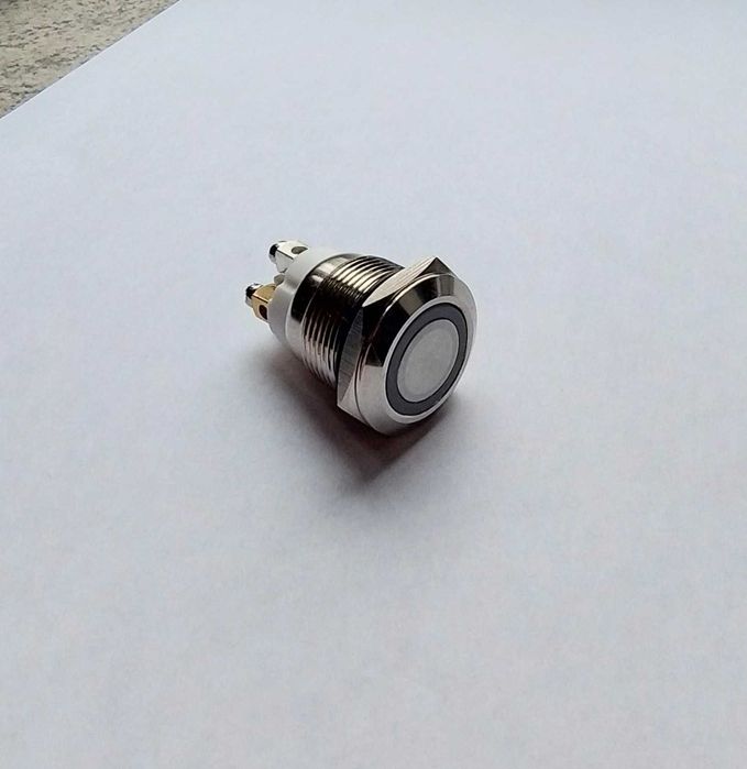 Водонепроникний кнопковий перемикач антивандальний 19MM