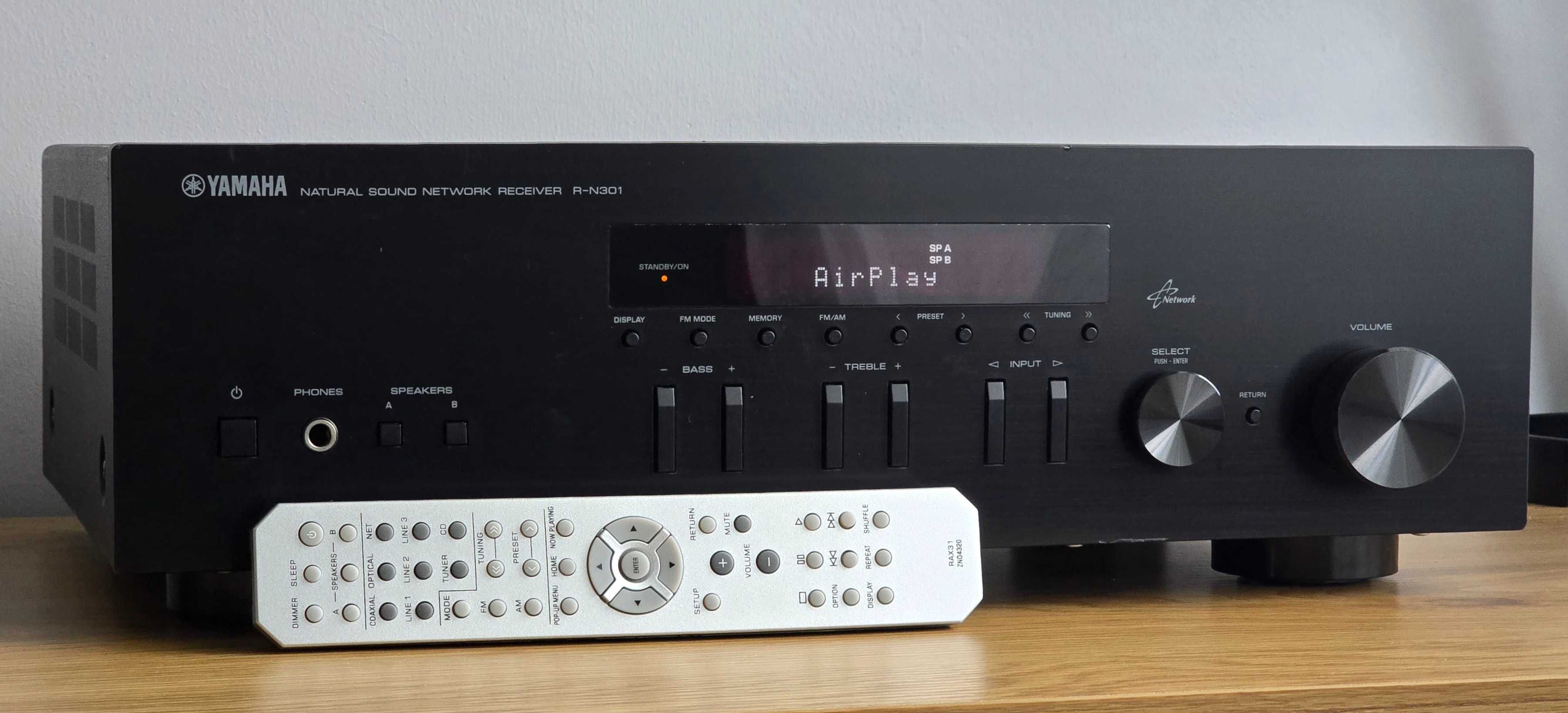 Yamaha R-N301 Amplituner 2x100W Spotify Net Radio internetowe