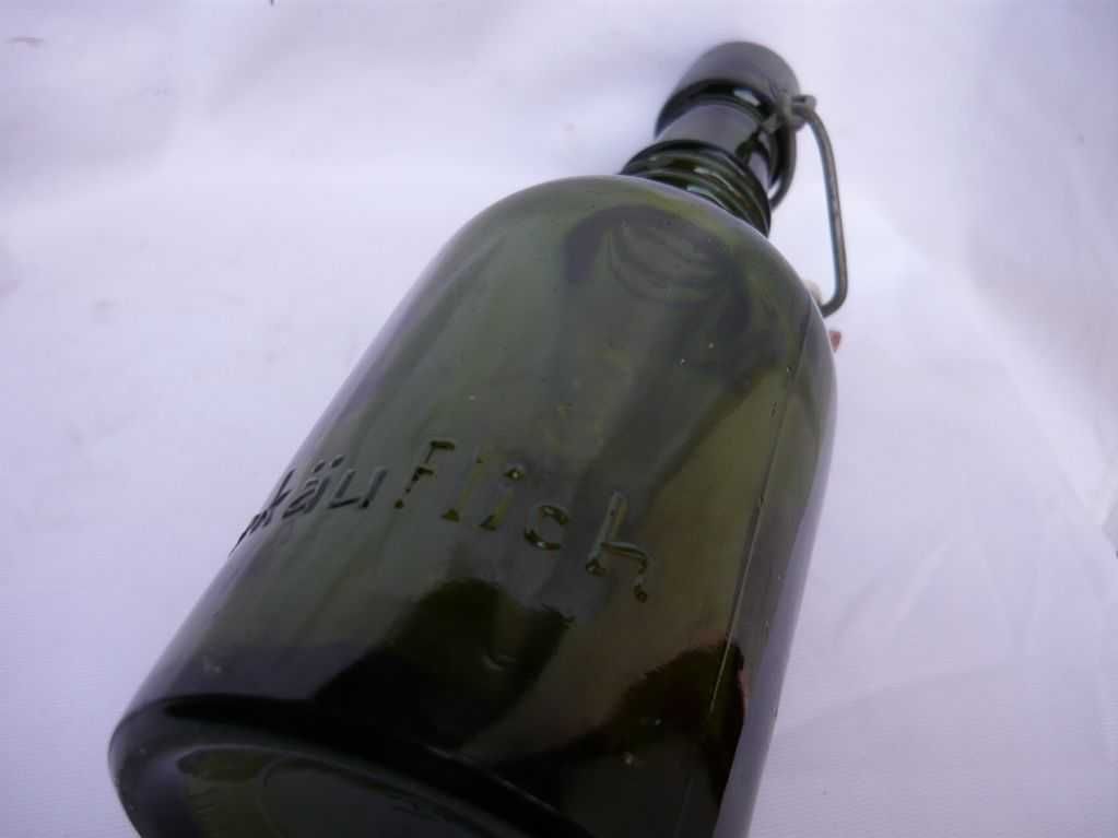 butelka butelki Bohrisch/Szczecin,przedwojenna, II wojna światowa