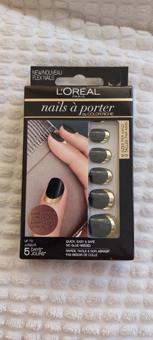 NOWE !!! L'Oreal False Nails sztuczne paznokcie