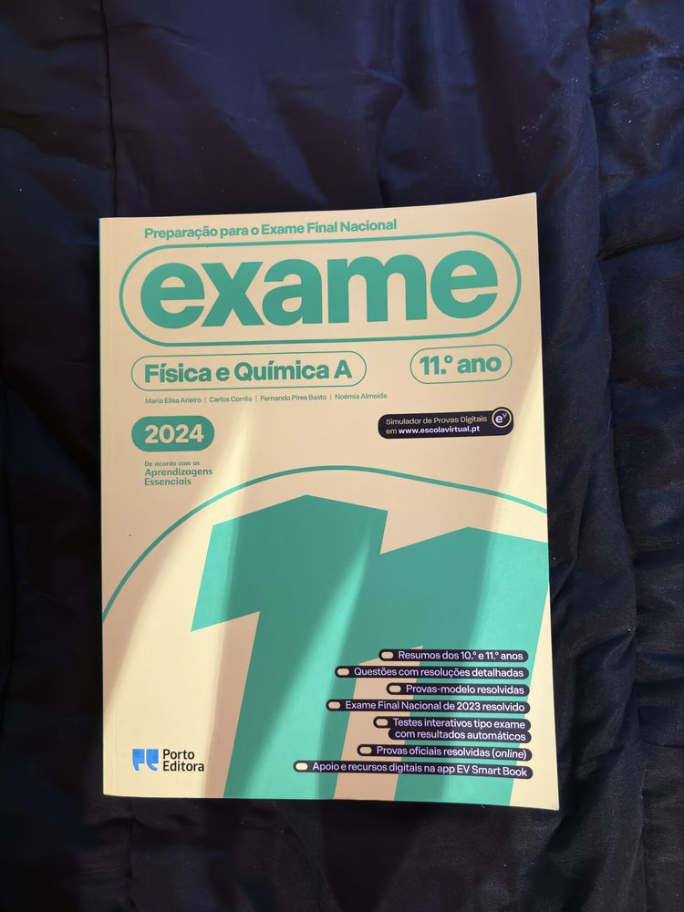 Livro de Exame Física e Química 2024