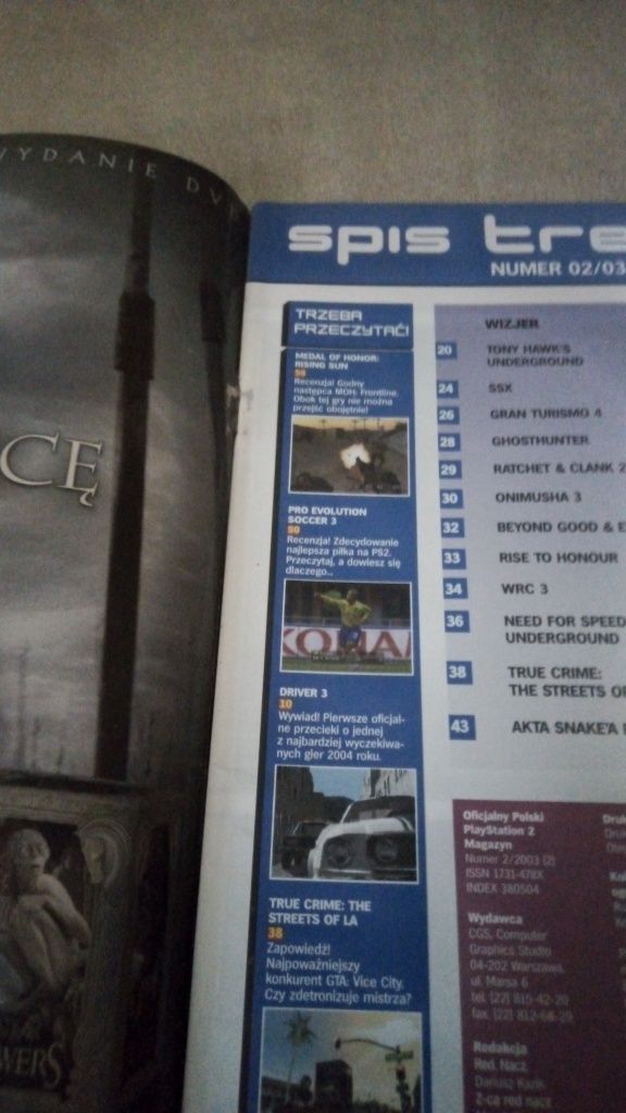 Czasopismo PlayStation 2 magazyn nr. 2