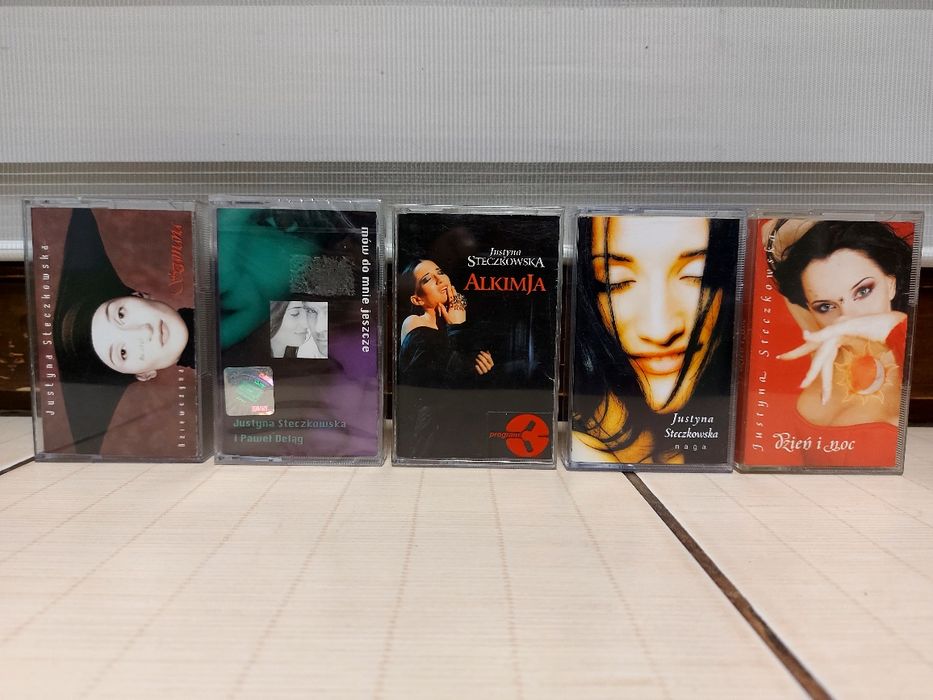 Kasety audio Justyna Steczkowska orginalne 1 wydania